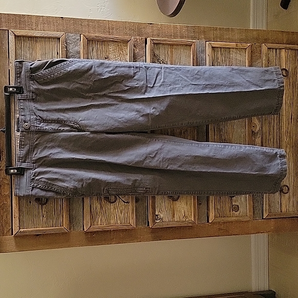 G.H. Bass & Co. Pants Bass Mens Grey Pants 34x3 Side Zipper Pocket